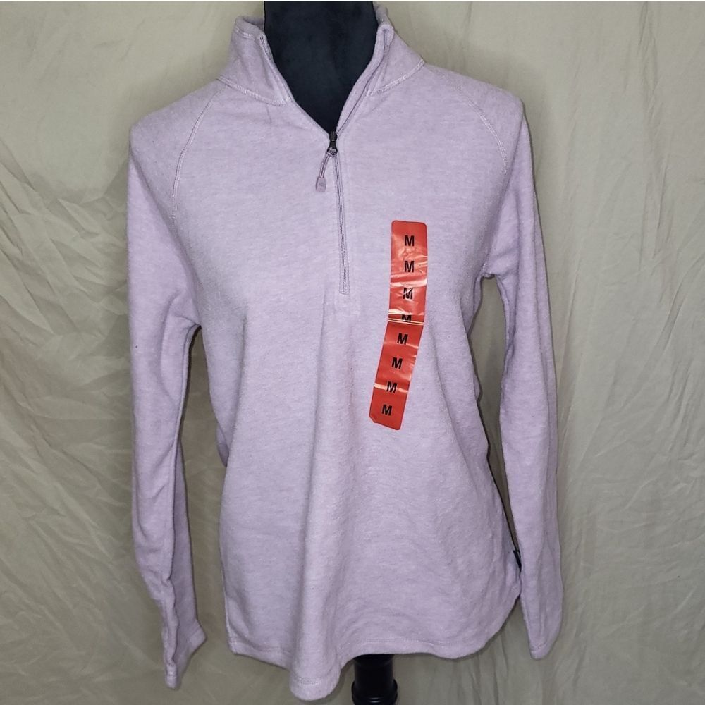 NWT Eddie Bauer halfzip fleece sweater